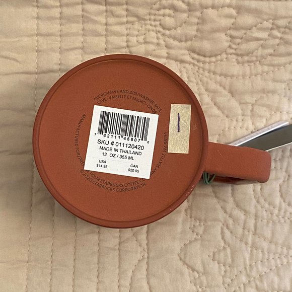 Mermaid Spring 2021 Starbucks 50th Anniversary Mug Terra Cotta Ceramic 12 Oz Mug - Picture 12 of 13